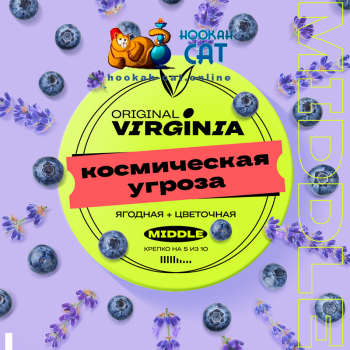Табак для кальяна Original Virginia Middle Космическая Угроза 25г Акцизный - фото 1